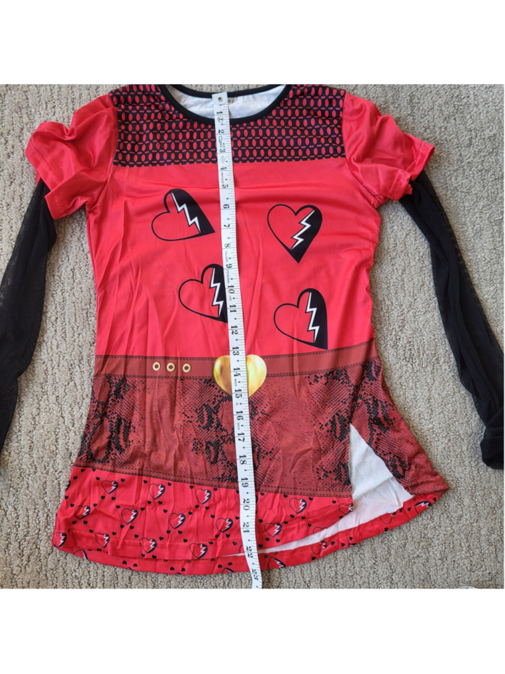 Girl's 3-Piece “Rise of Red” Costume Set – Coolproud – Approx. Size 10 – NWOT - Picture 3 of 15